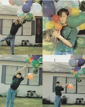 Edward Furlong teen magazine pinup clipping balloons 90s pix Japan Tiger Beat
