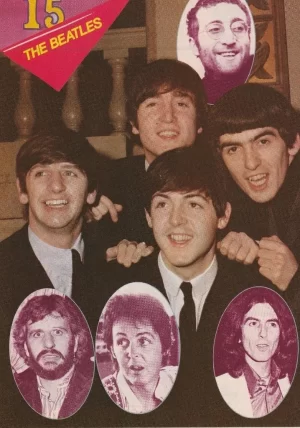 The Beatles teen magazine pinup clipping young and old Teen Beat 16 Tiger Beat