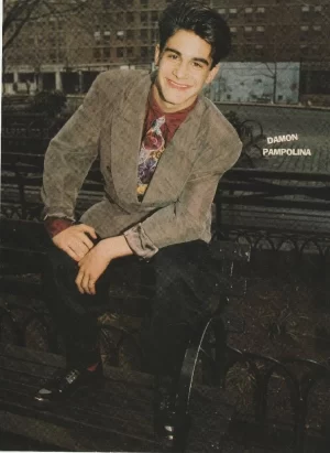 Damon Pampolina The Party teen magazine pinup clipping 90's hunk Teen Machine