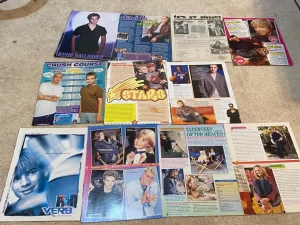 David Gallagher teen magazine pinups clippings lot Teen Beat 7th Heaven Pix