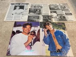 Eddie Cibrian teen magazine pinup poster clipping lot jean jacket Teen Machine