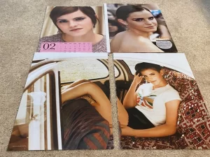 Emma Watson teen magazine pinup poster clipping Screen Japan Harry Potter Pix