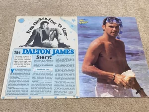 Dalton James teen magazine pinup poster clipping shirtless My Father the hero