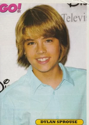Dylan Sprouse teen magazine pinup preteen Pop Stat headshot Go pic rare