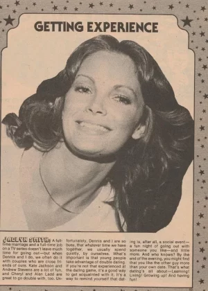 Jaclyn Smith teen magazine pinup clipping getting experience pix