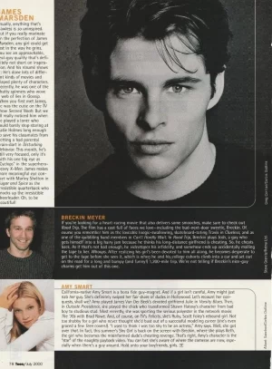 James Marsden teen magazine pinup clipping Teen Beat pix Second Noah