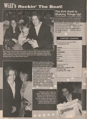 Courtland Mead teen magazine pinup clipping Teen Dream actor pix 90s Teen Beat