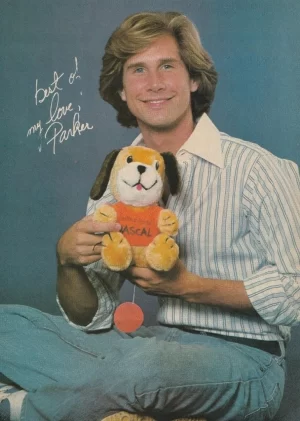 Parker Stevenson teen magazine pinup clipping Hardy Boys jeans stuffed dog Pix