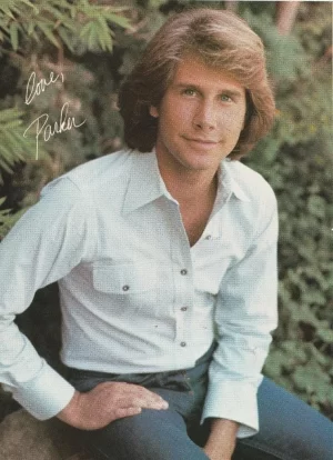 Parker Stevenson teen magazine pinup clipping Hardy Boys jeans trees Teen Beat