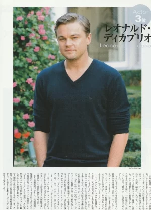 Leonardo Dicaprio Keanu Reeves Tom Cruise teen magazine pinup clipping Japan