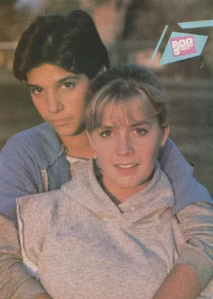 Ralph Macchio Billy Idol teen magazine pinup clipping Karate Kid Bop child star