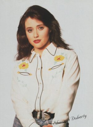Shannen Doherty Brian Austin Green teen magazine pinup clipping 90210 Teen Beat