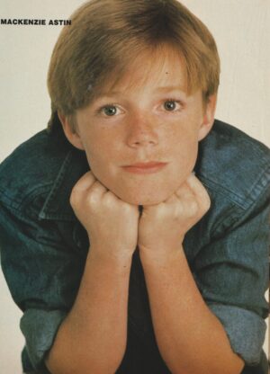 Menudo Mackenzie Astin teen magazine pinup clipping shirtless young Teen Machine