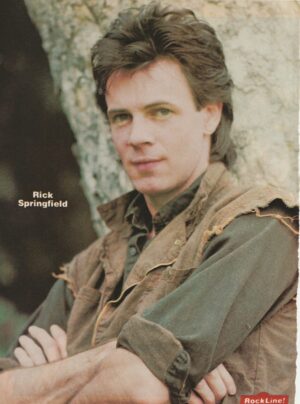 Rick Springfield teen magazine pinup clipping tree headshot 16 mag teen idols