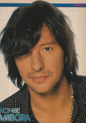 Richie Sambora Jon Bon Jovi teen magazine pinup clipping Bravo headshot RARE PIX