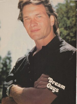Patrick Swayze Richard Grieco teen magazine pinup clipping Dream Guys arms PIX