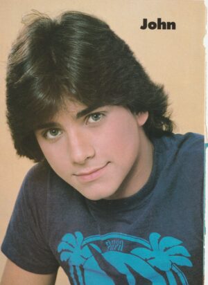 John Stamos teen magazine pinup clipping Teen Beat Star headshot Pix teen idols
