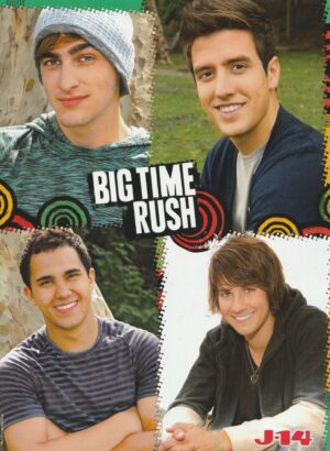 Big Time Rush Jonas Brothers teen magazine pinup clipping teen idols J-14 photo