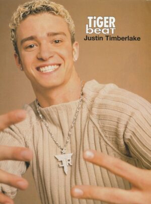 Justin Timberlake Nsync teen magazine clipping pinup clipping Tiger Beat hands