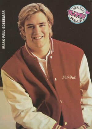 Mark Paul Gosselaar teen magazine pinup clipping red jacket Tutto Frutti Pix