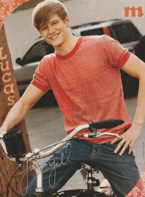 Lucas Till Shailene Woodley magazine pinup clipping Twist teen idols M bike pix
