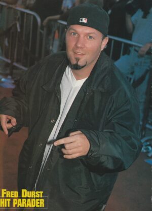 Fred Durst Limp Bizkit teen magazine pinup clipping Hit Parader teen idol pix