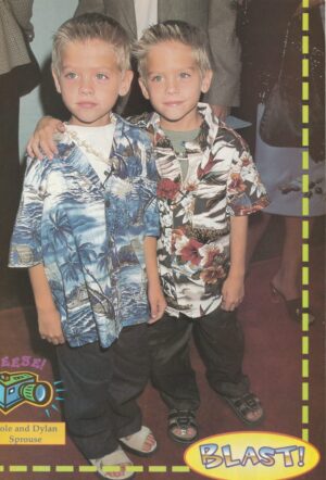 Cole Sprouse Dylan Sprouse teen magazine pinup young Blast Big Daddy Super hard to find red carpet pix