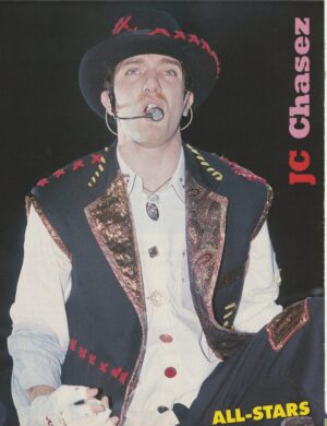 JC Chasez Nsync teen magazine pinup tour No String Atached All-Stars Pix 90's