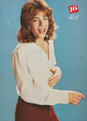 Leif Garrett teen magazine pinup clipping red pants white shirt modeling 16 mag