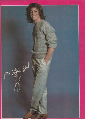 Leif Garrett teen magazine pinup clipping silver pants 70’s modeling singing PIX