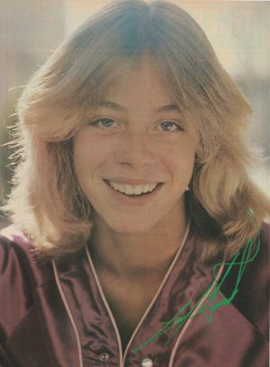 Leif Garrett teen magazine pinup clipping 70’s purple shirt teen star Teen Beat