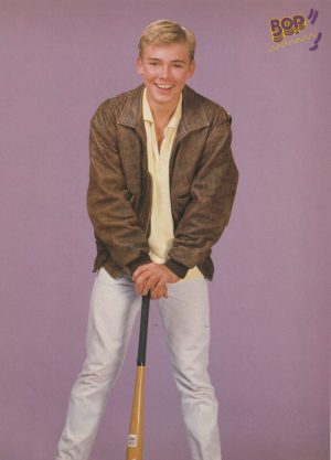 Ricky Schroder Madonna teen magazine pinup clipping baseball bat Bop jeans Pix