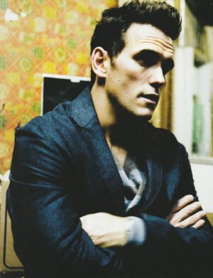 Matt Dillon teen magazine pinup clipping Teen Machine blue shirt older