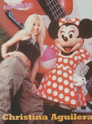 Christina Aguilera Destiny's Child teen magazine pinup Minnie Mouse All-Stars