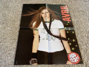 Avril Lavigne Justin Timberlake Nsync teen magazine poster windy hair Pop Star Pix
