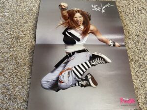 Avril Lavigne teen magazine poster clipping jumping Teen People Pix