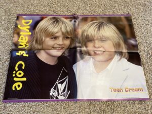 Dylan Sprouse Cole Sprouse Corbin Bleu teen magazine poster Teen Dream headshots