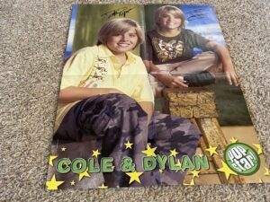 Dylan Sprouse Cole Sprouse My Chemical Romance teen magazine poster Pop Star ladder pix