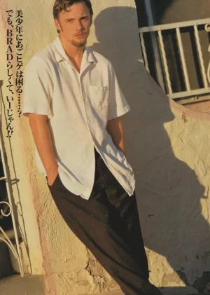 Brad Renfro teen magazine pinup clipping sun rise Japan 2 sided The Cure Client