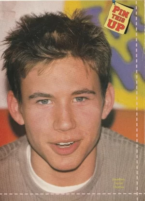 Jonathan Taylor Thomas teen magazine pinup clipping Young mouth open Blast RARE