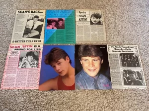 Sean Astin teen magazine pinup clipping Teen Beat Tiger Beat Goonies Bop Flash