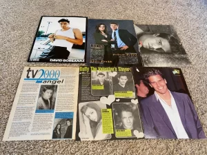 David Boreanaz teen magazine pinup clipping Bop Teen Beat PIX RARE 90's Buffy