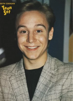 Keith Coogan Chad Allen teen magazine pinup clipping Teen Set black shirt Young