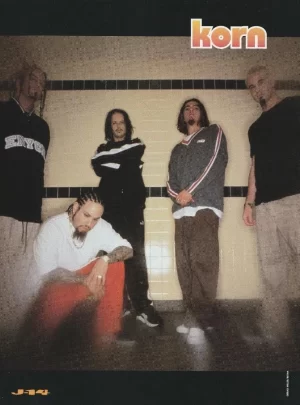 Korn Tyrese teen magazine pinup clipping rockers J-14 rare rock group pix Bop