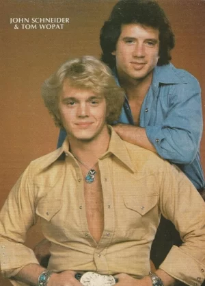 John Schneider Tom Wopat teen magazine pinup clipping Headshot Dukes of Hazzard