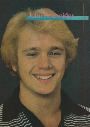 John Schneider teen magazine pinup clipping headshot Dukes of Hazzard Teen Beat