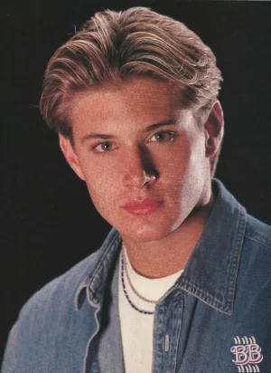 Jensen Ackles AJ Mclean teen magazine pinup clipping 90’s blue jean shirt Bop