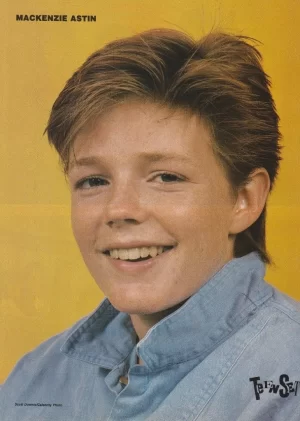 Menudo Mackenzie Astin teen magazine pinup clipping 80’s Teen Set headshot Pix