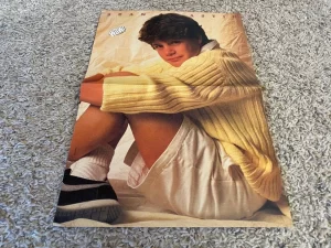 Kirk Cameron Sean Astin teen magazine poster clipping white tiny shorts Goonies