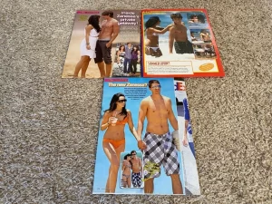 Zac Efron teen magazine pinup clipping shirtless beach pix J-14 Pop Star